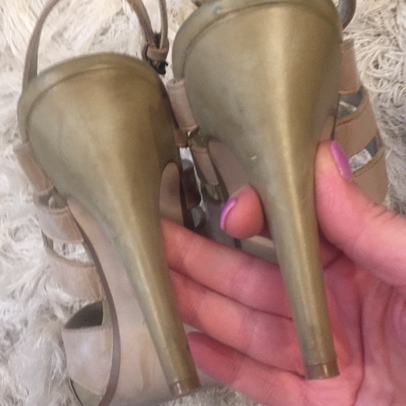 Max Studio Rodney Beige Heeled Sandal - Picture 3 of 6